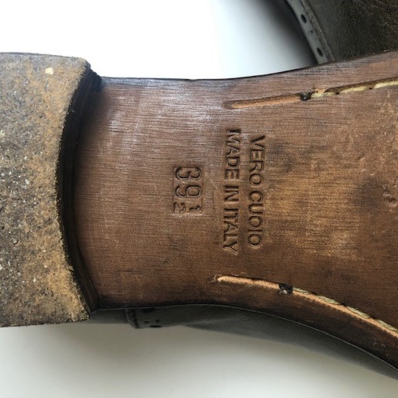 Moma Italian Leather Saddle Shoe - Picture 5 of 5